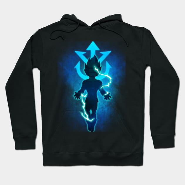 Vegeta Super Saiyan Blue T-Shirt Hoodie by Vibsz